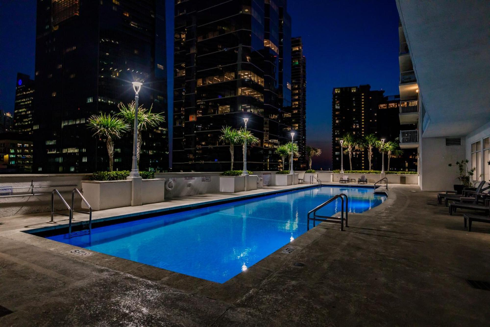 מיאמי Upscale Brickell 3 Bedroom With Water Views And Free Parking מראה חיצוני תמונה