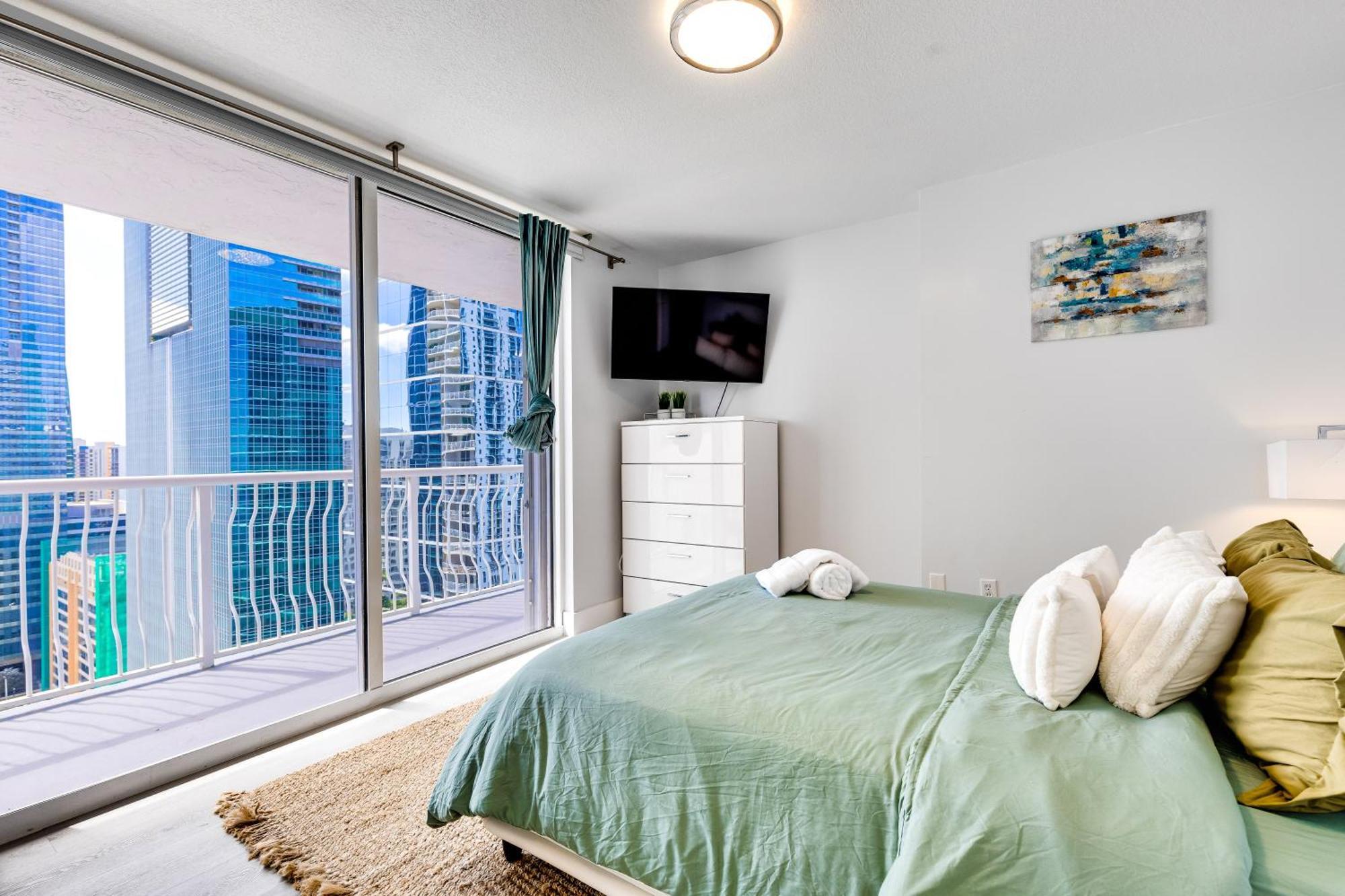 מיאמי Upscale Brickell 3 Bedroom With Water Views And Free Parking מראה חיצוני תמונה