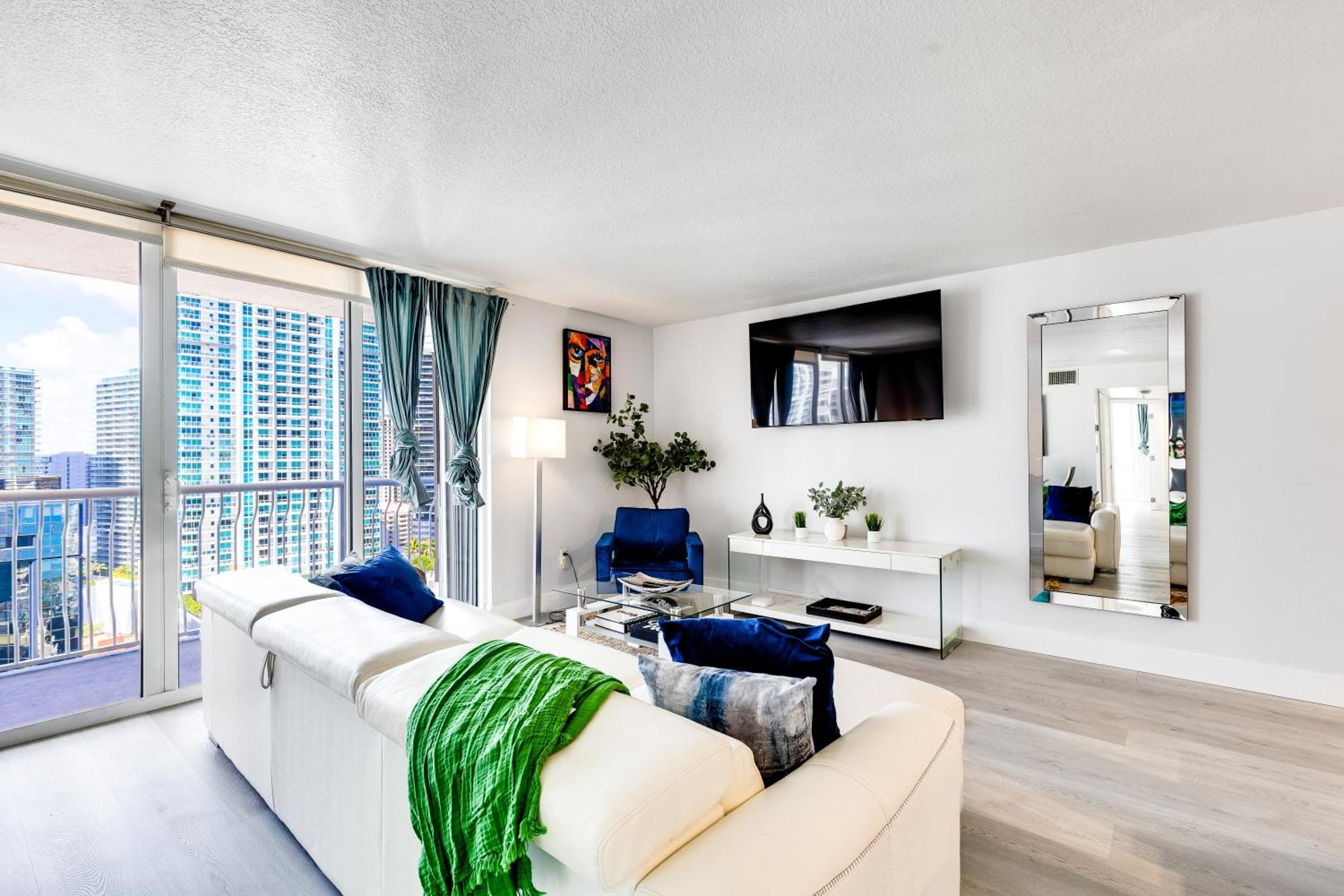 מיאמי Upscale Brickell 3 Bedroom With Water Views And Free Parking מראה חיצוני תמונה