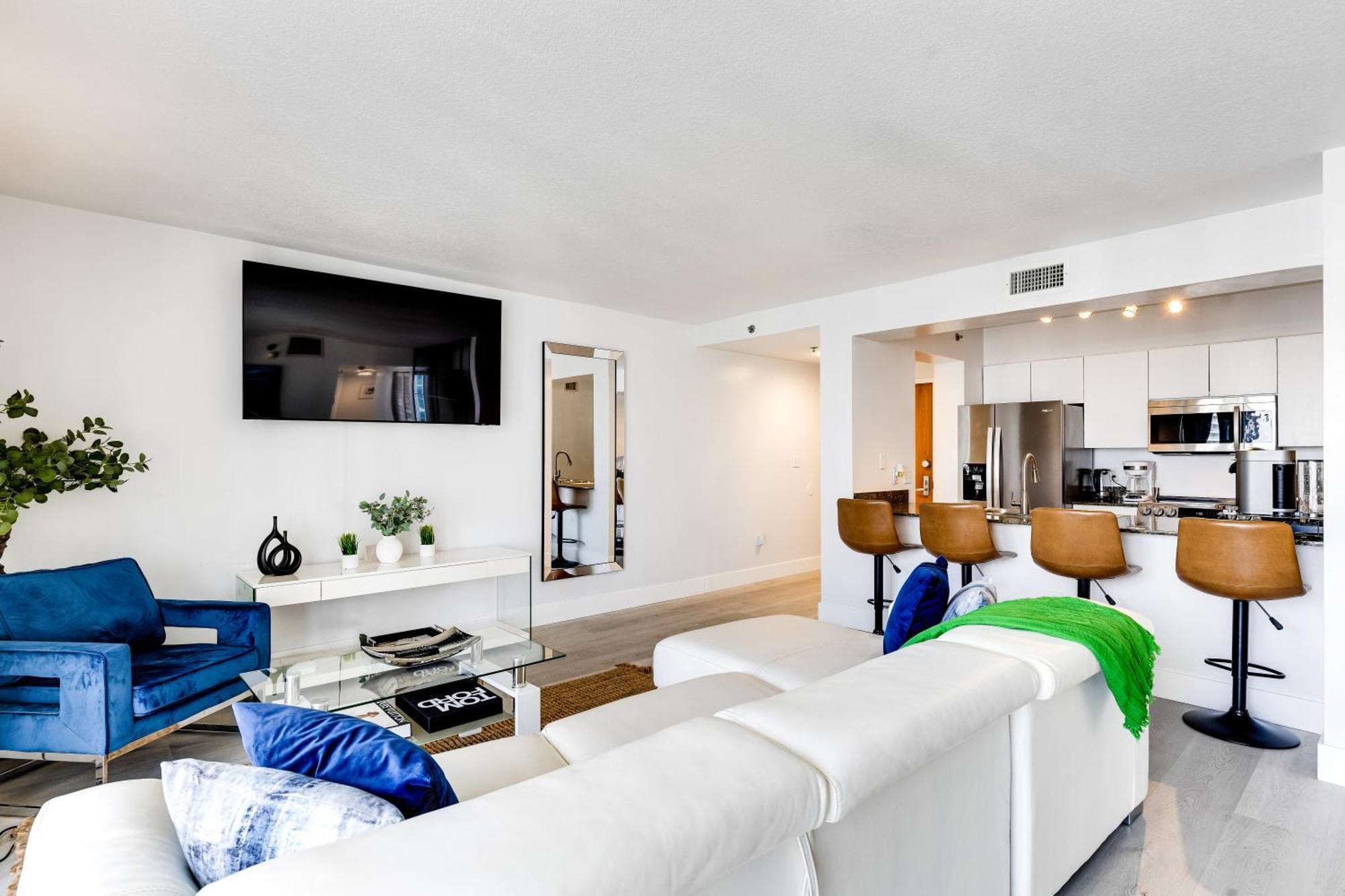 מיאמי Upscale Brickell 3 Bedroom With Water Views And Free Parking מראה חיצוני תמונה