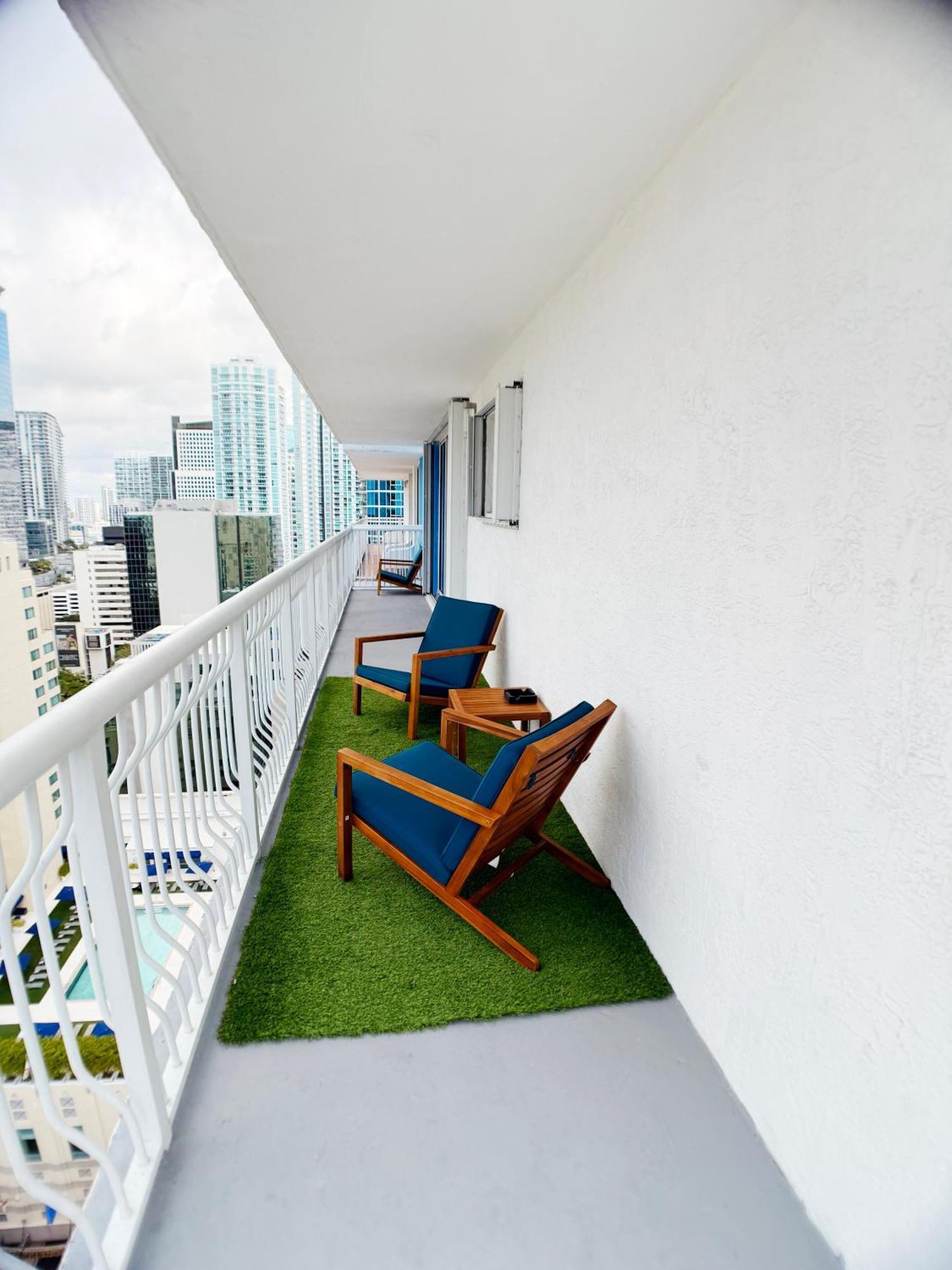 מיאמי Upscale Brickell 3 Bedroom With Water Views And Free Parking מראה חיצוני תמונה