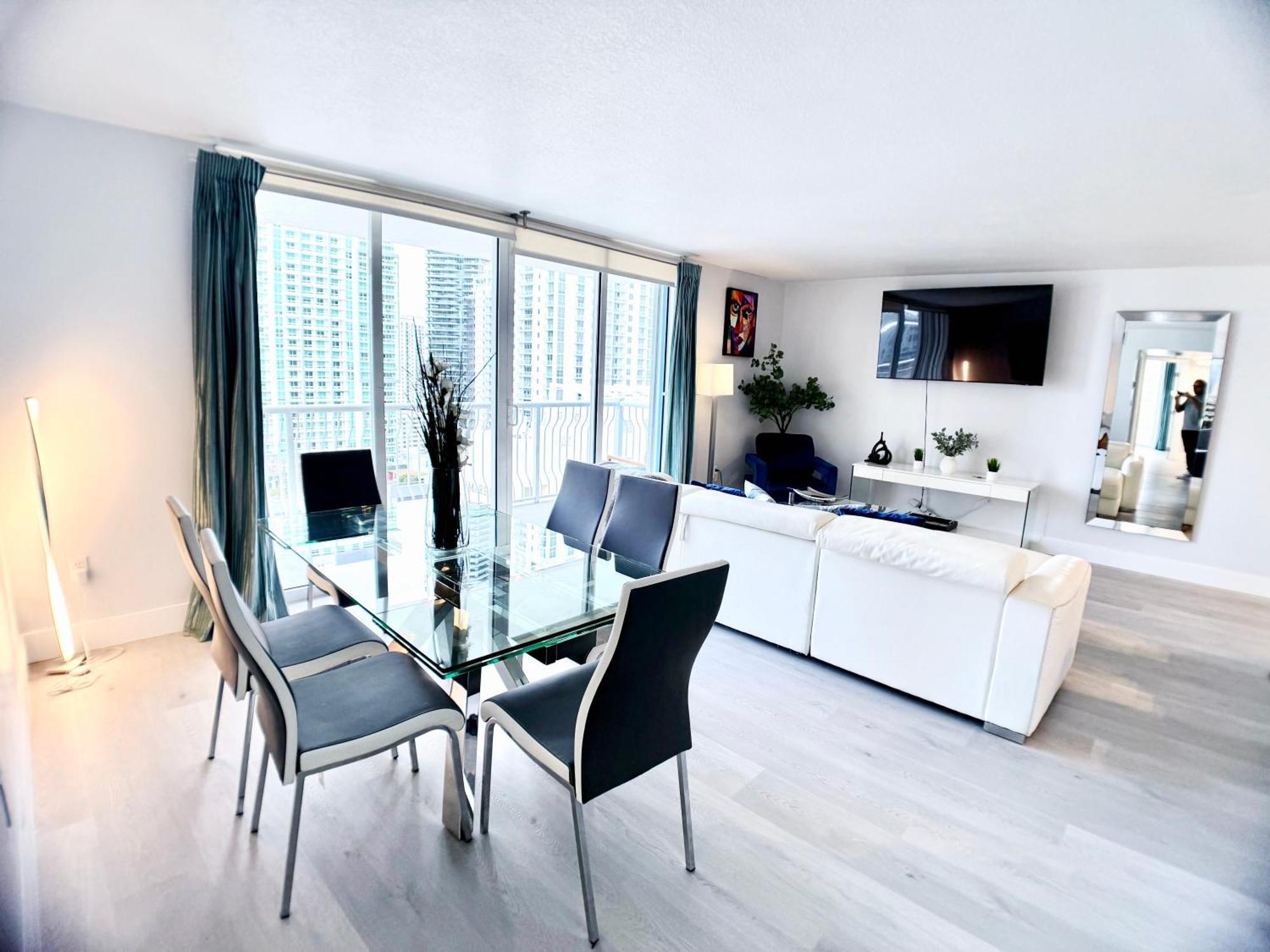 מיאמי Upscale Brickell 3 Bedroom With Water Views And Free Parking מראה חיצוני תמונה